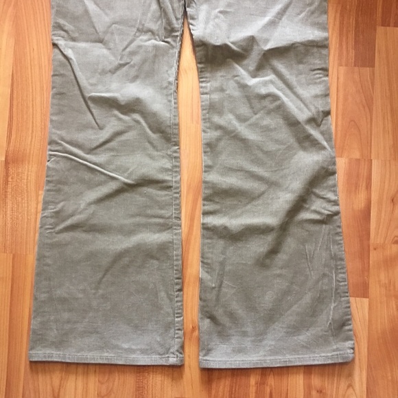 Tommy Hilfiger Beige Tan Corduroy Flare Pant Sz 32 - Picture 7 of 11